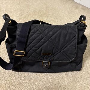 [Sold] Burberry Snap-Flap Travel/Diaper Bag